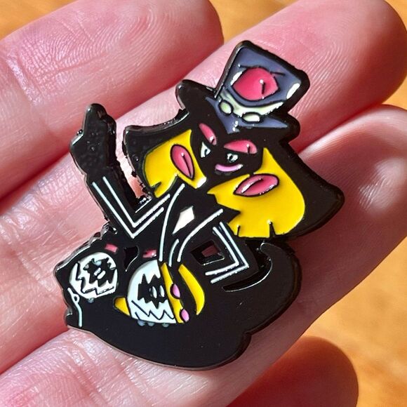Hazbin Hotel Sir Pentious Enamel Pin - Picture 6 of 9